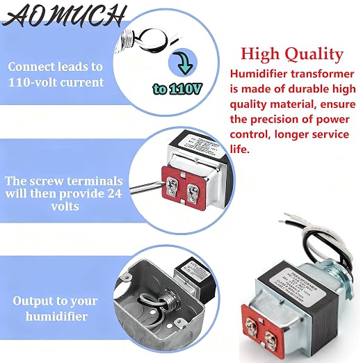 4010 Humidifier Transformer 110V to 24V 10VA | - Image 3