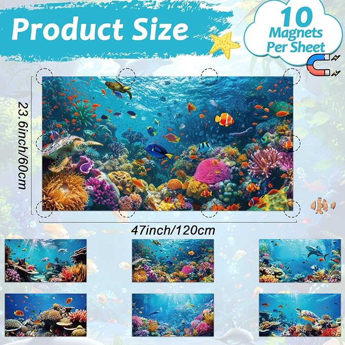 Wiooffen 6 Pcs Fluorescent Light Covers - Image 2