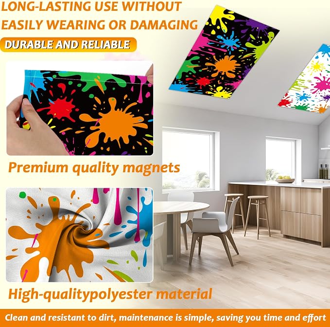 6 Pcs Fluorescent Light Covers - Image 3