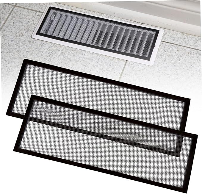 2Pcs Floor Register Cover Trap, 5x9 Inch Magnetic Air Vent Filter Floor Vent - Image 5