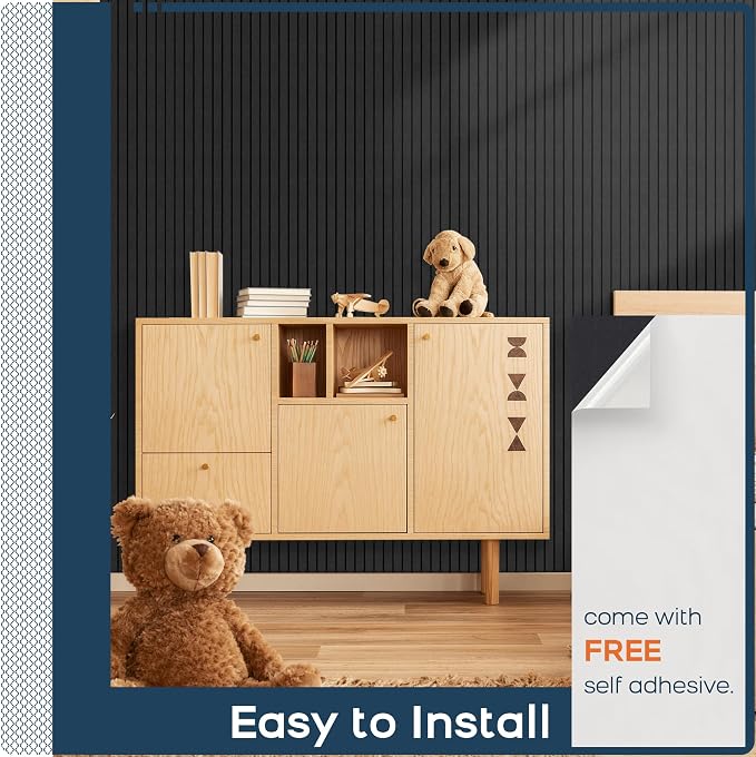 BUBOS 6 Pack Large Acoustic Panels, 48x12Inch SoundProof Panels - Image 8