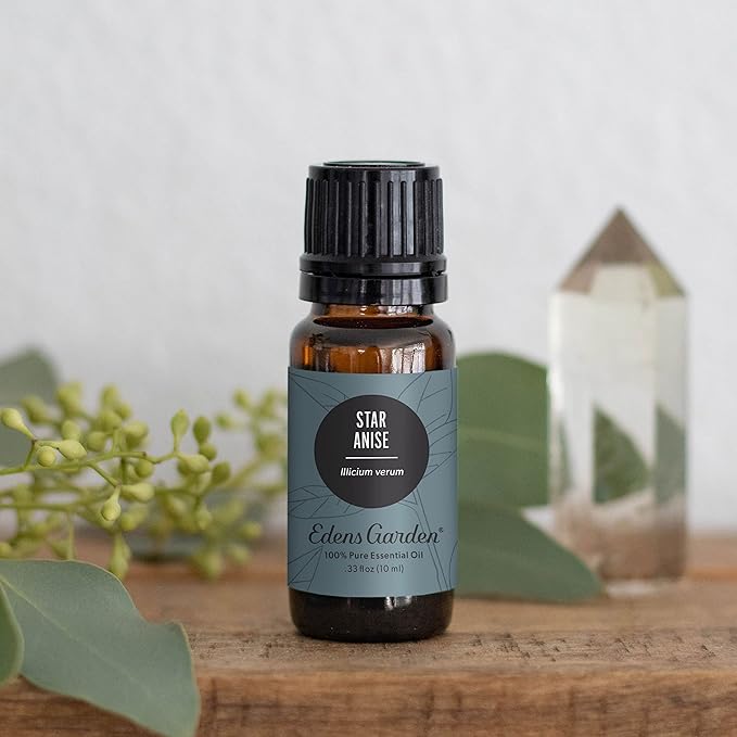 Edens Garden Star Anise Essential Oil- 100% Pure Premium Grade, Undiluted, Natural, Therapeutic, Aromatherapy, The Best for Diffuser, Candle, Laundry, Humidifiers 10 ml (.33 fl oz)