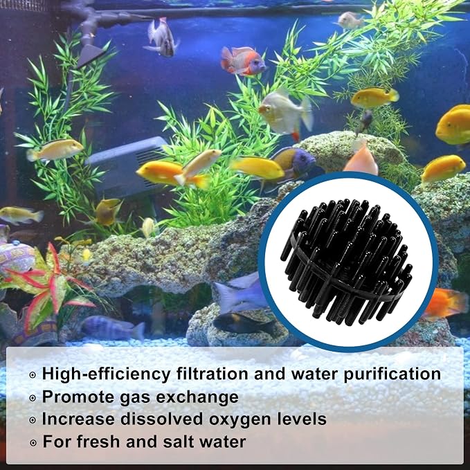 HQRP 100 pcs Bio Balls Filter Media 1.5 Inch - Image 4