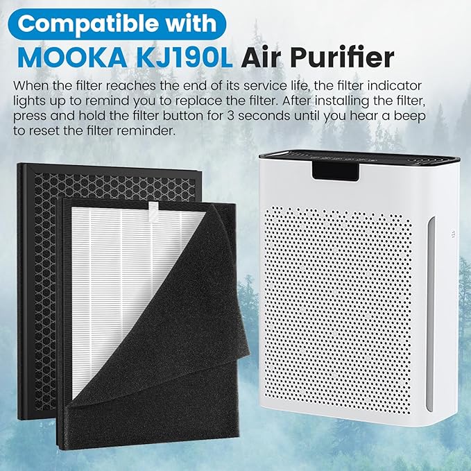 2 Pack KJ190L Filter Replacement Compatible - Image 3
