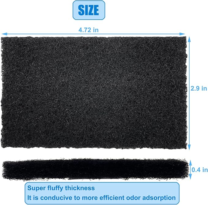 Universal Compost bin Carbon Odor Filter, Activated Odor Control Charcoal Filter - Image 5