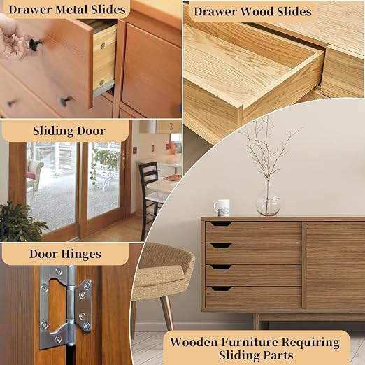 Wood Drawer Wax Lubricant Paste Door Lubricant Wear-Resistant Eliminate - Image 7