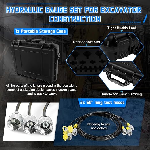 SINOCMP Hydraulic Pressure Test Kit - Image 4