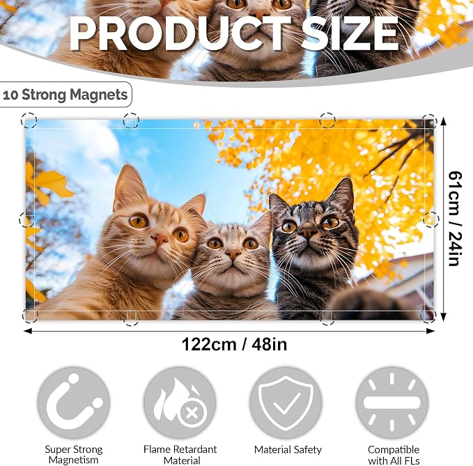2 Pack Fluorescent Light Covers - Image 3