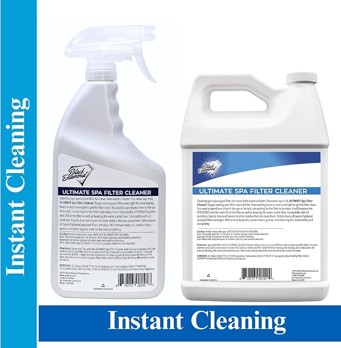 Black Diamond Stoneworks Ultimate Spa Filter Cleaner Fast-Acting Spray. Works - Image 6
