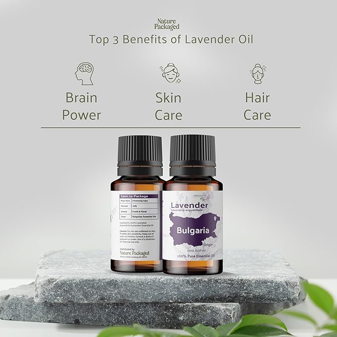 Lavender Oil - Bulgarian Essential Oils - Lavender Diffuser - Pure Therapeutic Grade (15ml)
