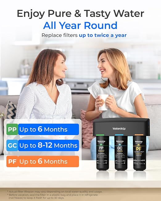 Waterdrop TSB-PF Under Sink Water Filter,  + - Image 9