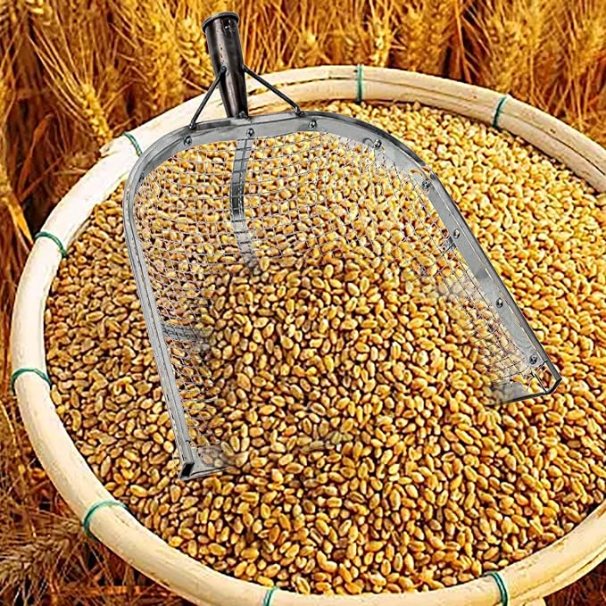 Leaking Soil Shovel Filter Stainless Steel Sieve 4mm/6mm/8mm/12mm Mesh Sifting - Image 4