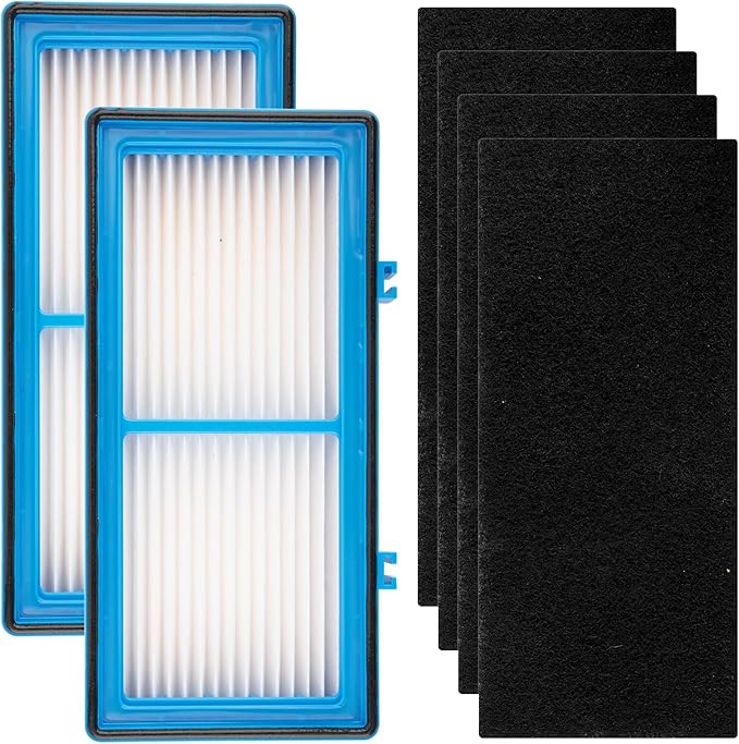 AER1 Filter 2 HEPA Filters + 4 Carbon Booster Filters Compatible by BRUVISH