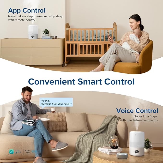 Levoit Smart Cool Mist Top Fill Humidifiers - Image 3