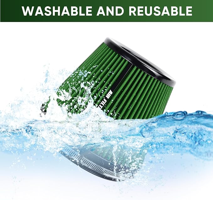 6" 152mm Inlet Cold Air Intake Filter High Flow Honeycomb Top Replacement - Image 5