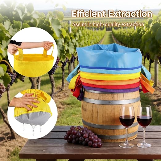 5 Gallon Filter Bag, 5 Pack Mesh Filter Bags - Image 6