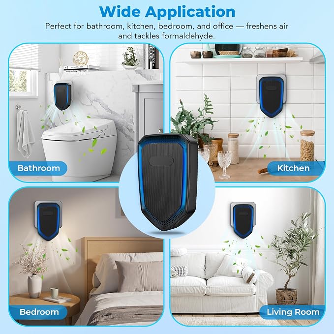 Air Ionizers Plug In Negative Ion Air Purifiers Quiet Air Freshener - Image 7