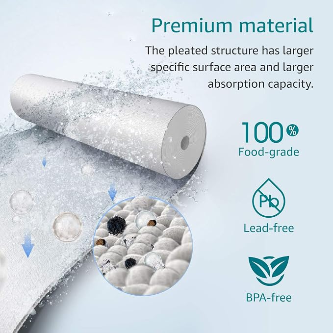 AQUA CREST AP110 Whole House Water Filter, Sediment Filter, 5 Micron, - Image 4