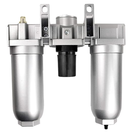 1" HEAVY DUTY COMBINATION FILTER REGULATOR LUBRICATOR AIR LINE PARTICULATE - Image 2