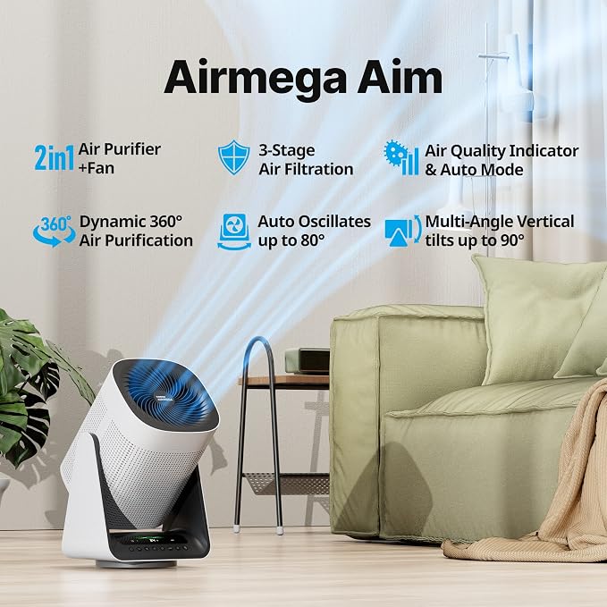 COWAY Air Purifier for Home Bedroom, 2-in-1 - Image 2