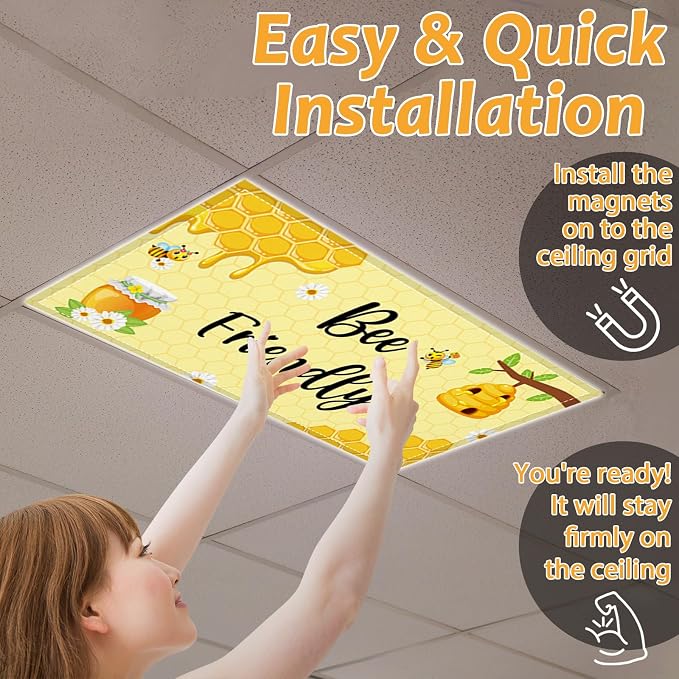 6 Pcs Fluorescent Light Covers - Image 6