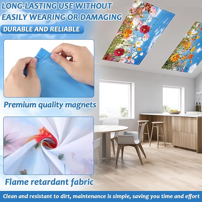 6 Pcs Fluorescent Light Covers - Image 3