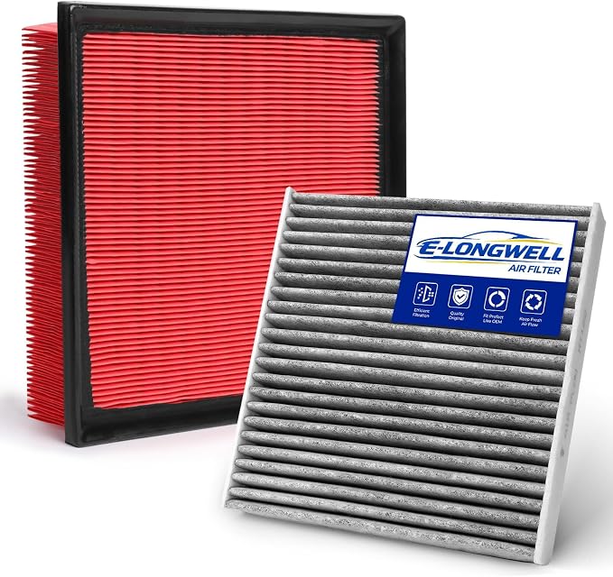 Cabin & Engine Air Filter Kit for 2019-2025 RAV4 2.5L by E-LONGWELL