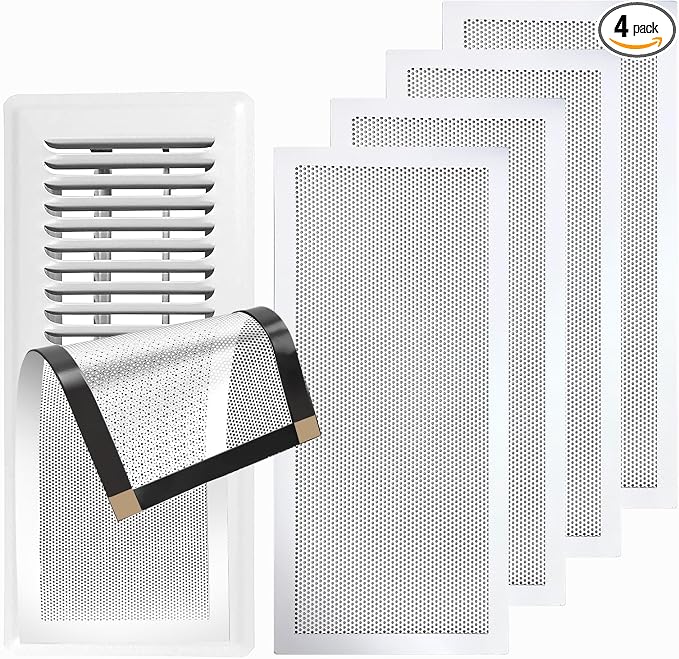 4-Pack 5"x13" White Powerful Magnetic Vent Covers by Unknown