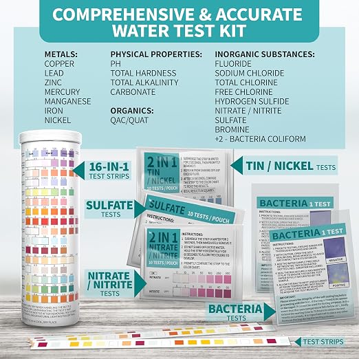 22 in 1 Drinking Water Test Kit 130 Strips - Image 3