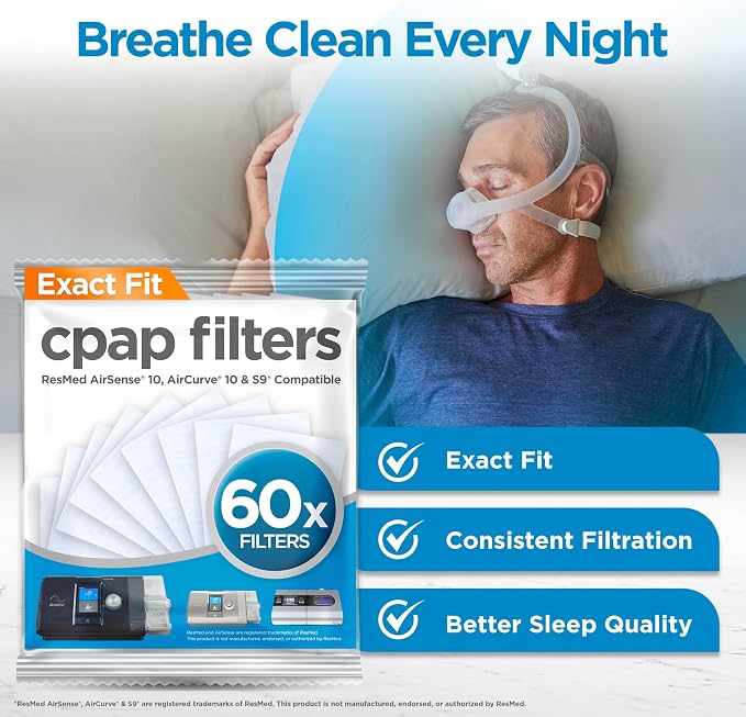 resplabs CPAP Filters for ResMed AirSense 10, AirCurve 10 & S9 Machines - Image 6