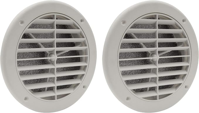 RecPro RV AC 5" Side Vent | Optional Charcoal Filter | White | Camper AC by RecPro