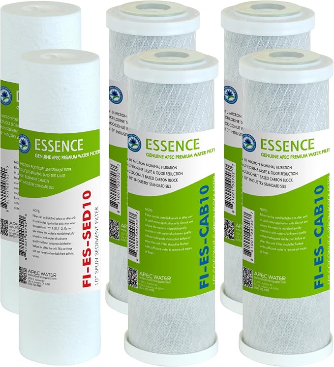 APEC Water Systems FILTER-SET-ESX2 2 Sets of High Capacity Replacement by APECWaterSystems