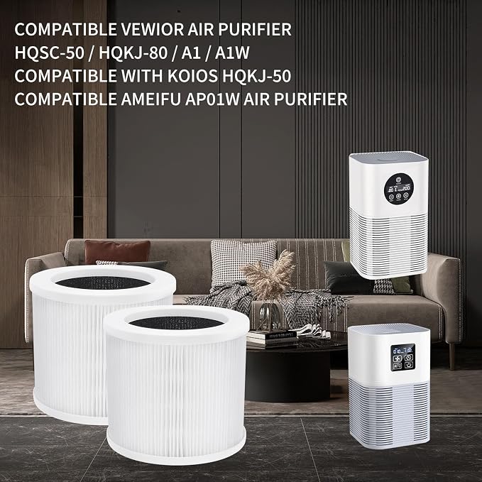 2Pcs A1 Replacement Filter Compatible - Image 3