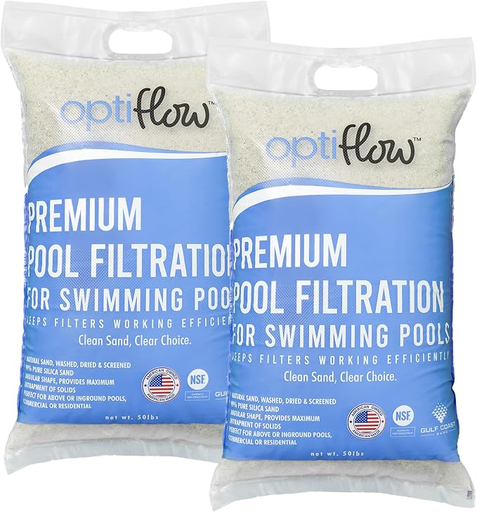 2-Pack Pool Filter Sand, Premium Filtration by Unknown
