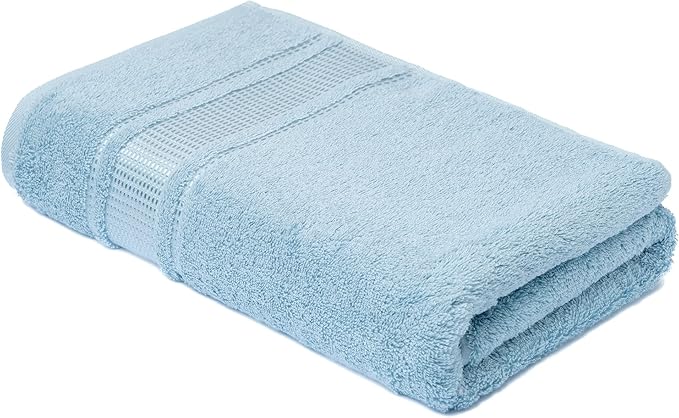 Melissa Linen Hand Towels Set of 2, 100% Turkish Cotton Towels, Blue Hand Towels for Bathroom, 20 in x 35 in, Absorbent, Quick Dry, Durable and Soft, Spa and Hotel Quality, Ocean Blue