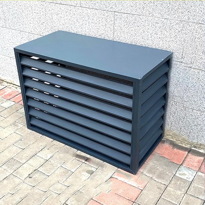 Pool pump covers for outside units, outdoor garbage can enclosures, aluminum by ZUGIATP