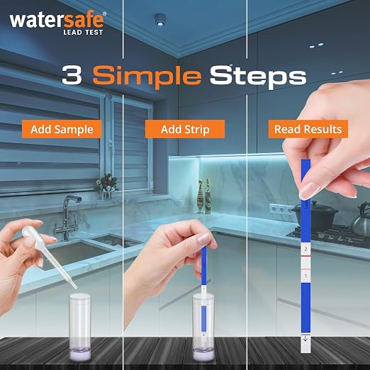 USA-Made – Watersafe® Lead in Drinking Water Test Kit – EPA-Compliant & - Image 3