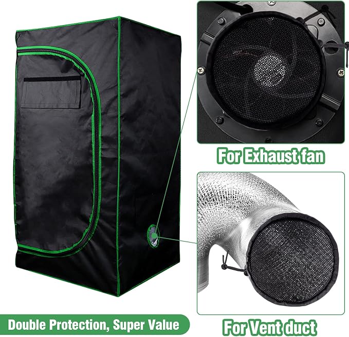 2 Pcs Grow Tents Vent Cover - Image 2