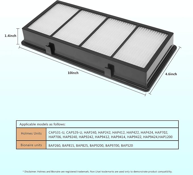HAPF300 True HEPA Filter, Compatible - Image 2