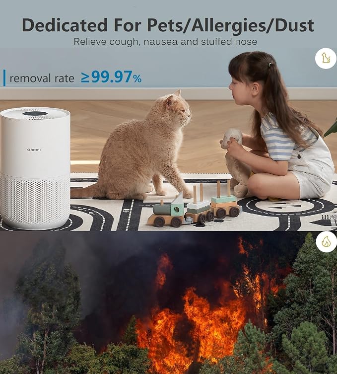 Xiaomi Air Purifiers for Home Bedroom, H13 True HEPA Filter, Ultra Quiet - Image 7