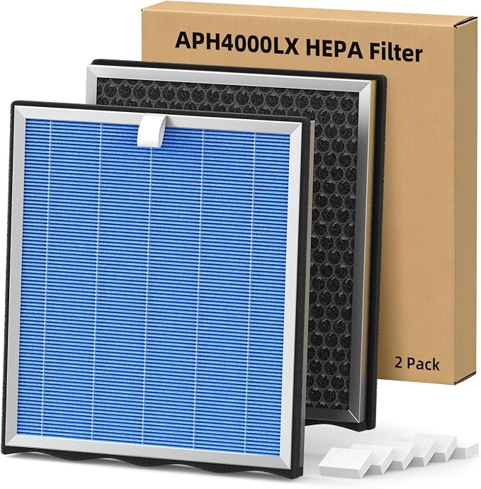 2-Pack Air Purifier Replacement Filter by CFKREYA