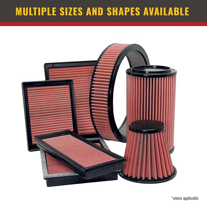 Airaid 721-128 Universal Clamp-On Air Filter: Oval Tapered; 4.5 Inch Flange ID; - Image 6