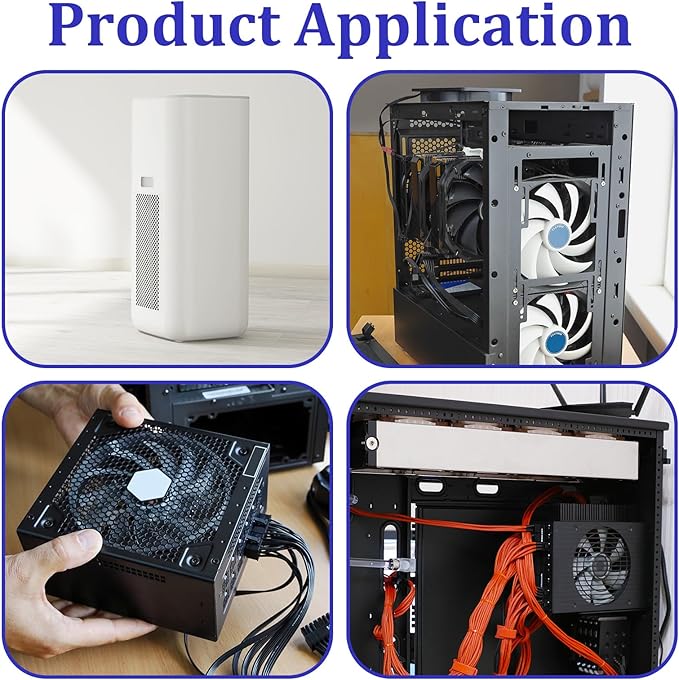 Computer Case Fan Dust Filter, 360mm x 120mm Magnetic Frame, Dust Proof Case - Image 5