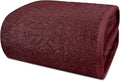 DAN RIVER Pack of 1 Bath Sheet 40x80 Inches, Jumbo Bath Towels, Soft and Absorbent Extra Large Towels - Pomegranate