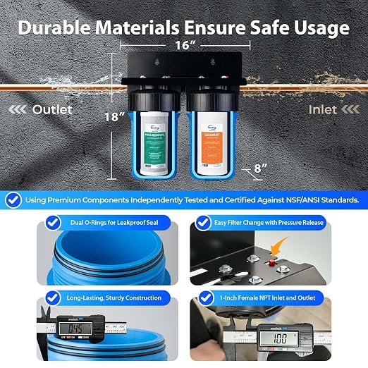 iSpring PFAS Whole House Water Filter System, SGS-Tested to Remove up to 99% - Image 4