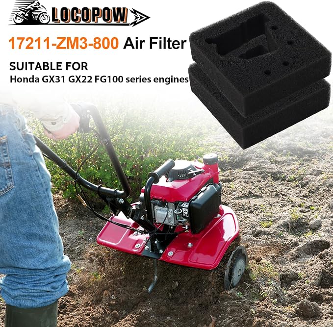 LOCOPOW 17211-ZM3-800 Air Filter Fits Honda GX31 GX22 GX 31 22 Engines FG100 - Image 3
