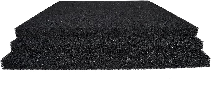 Hipanda 2 Pack Aquarium Bio Filter Sponge Pad 20"x20"x1", Bio Filter Media Foam - Image 4