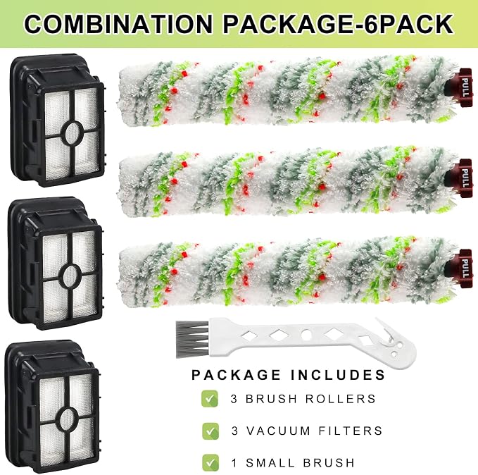 Crosswave Brush Roll Replacement and 1866 Replacement Filters - Image 7