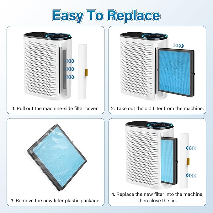 4 Pack MK04 Air Filter Replacement - Image 7