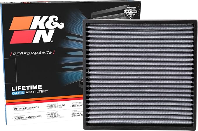 K&N LIFETIME Cabin Air Filter: Premium, Clean Air by KNEngineeringInc